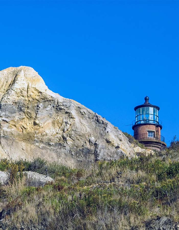 Aquinnah - Gay Head Lighthouse from Beach